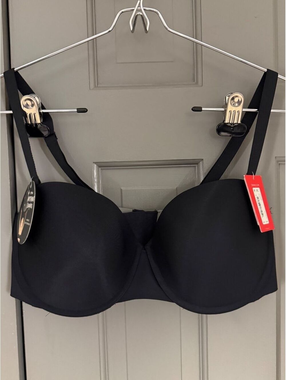 SPANX Up For Anything Strapless Convertible Underwire Bra Black NWT